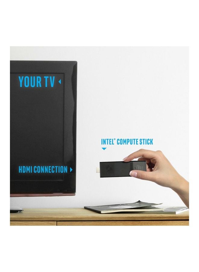 Intel - Compute Stick PC, Atom Processor/2GB RAM/32GB HDD/Intel HD Graphics Black - Image 1