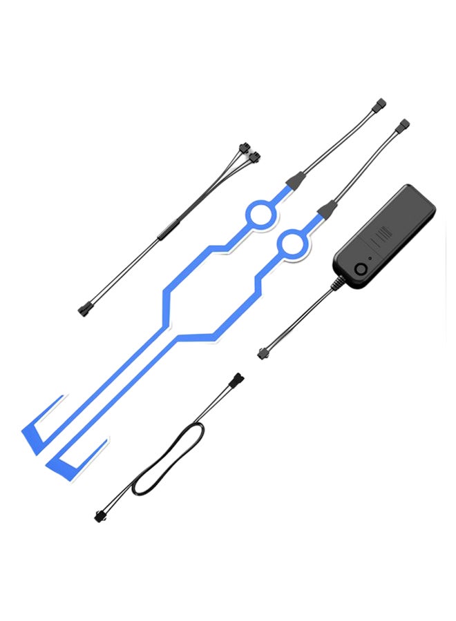 Generic - LED Strip Motorcycle Helmet Light - Image 1