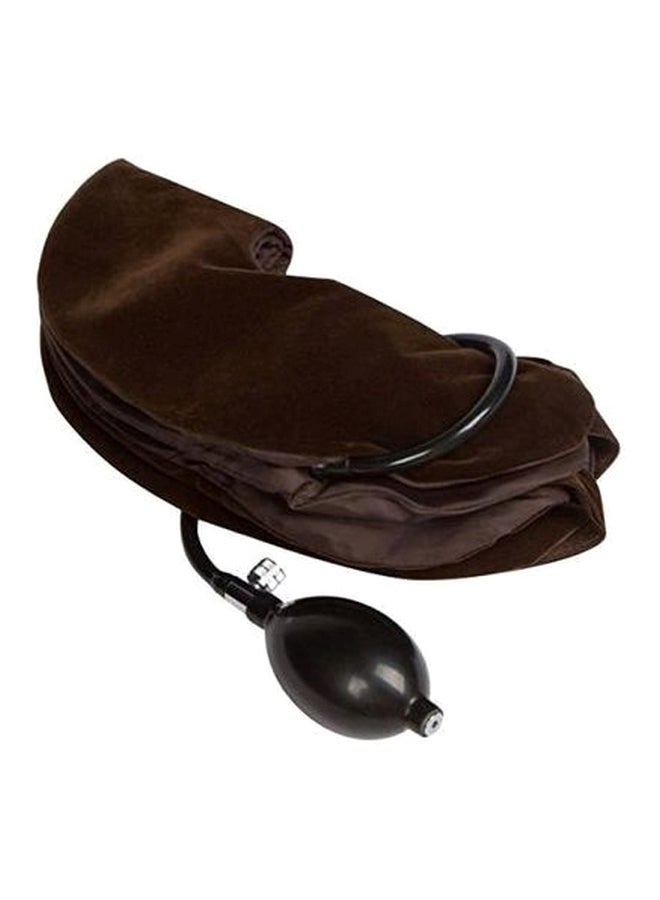 Lwazem Neck Cervical Traction Device Suede Dark Brown  - Image 3