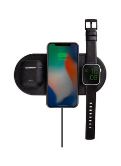 Uniq Aereo 3-In-1 Wireless Charging Pad Black  - Image 2