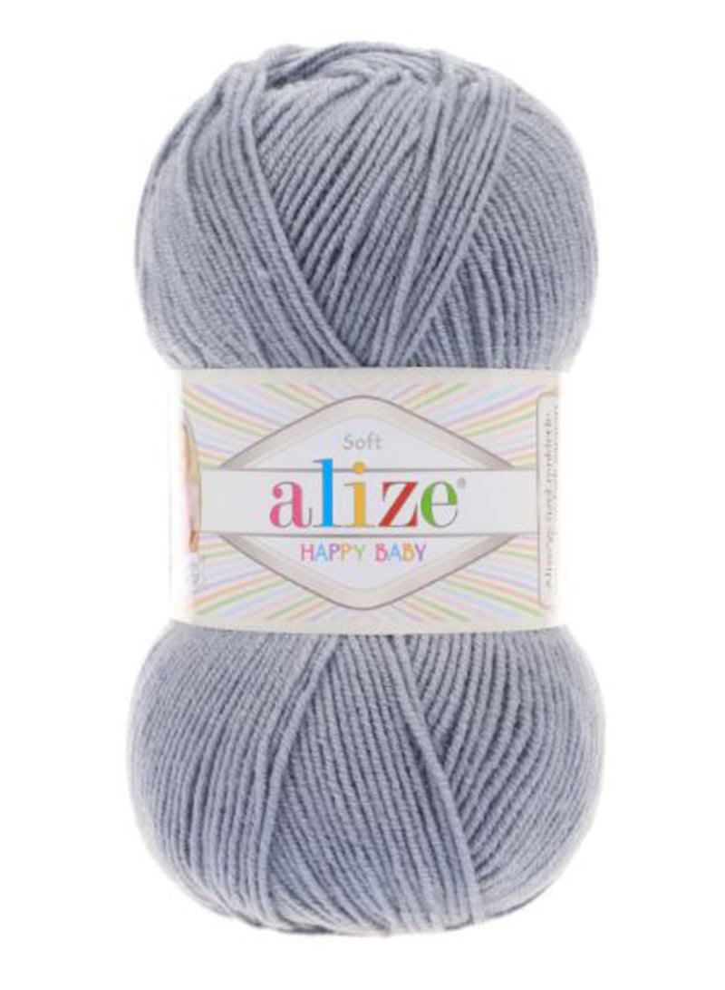 ALIZE Happy Baby Hand Knitting Yarn 119 Grey 350meter