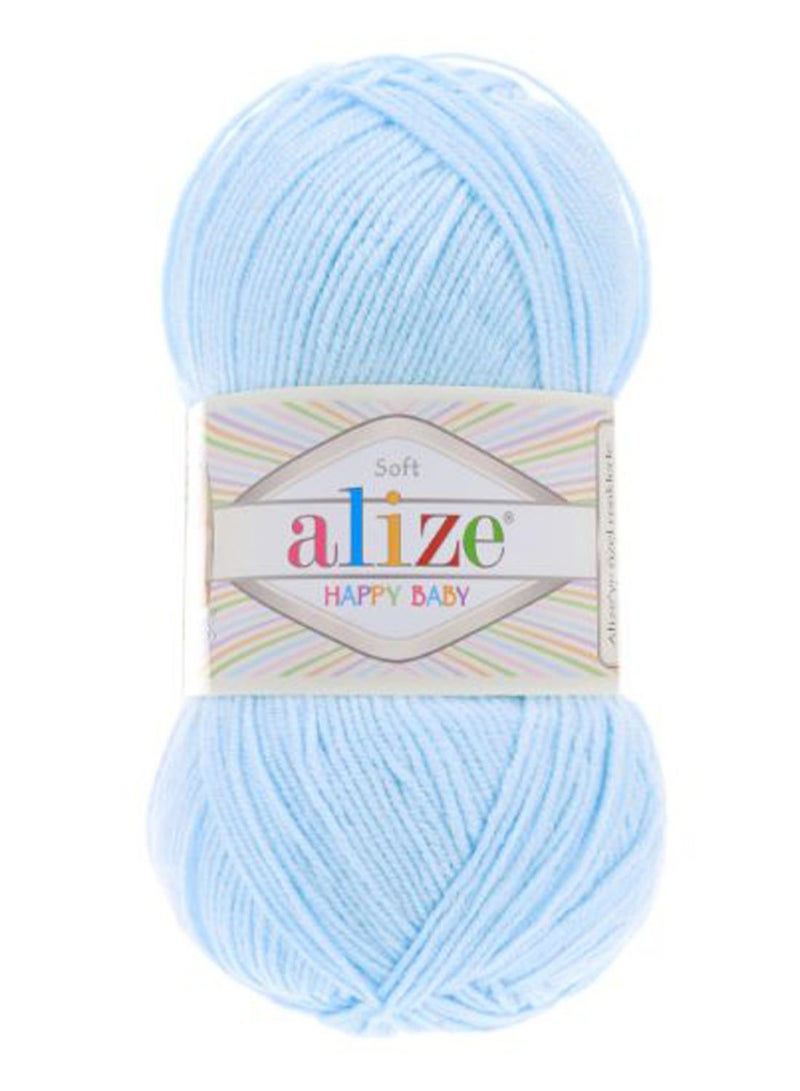 ALIZE Happy Baby Hand Knitting Yarn 183 Light Blue 350meter