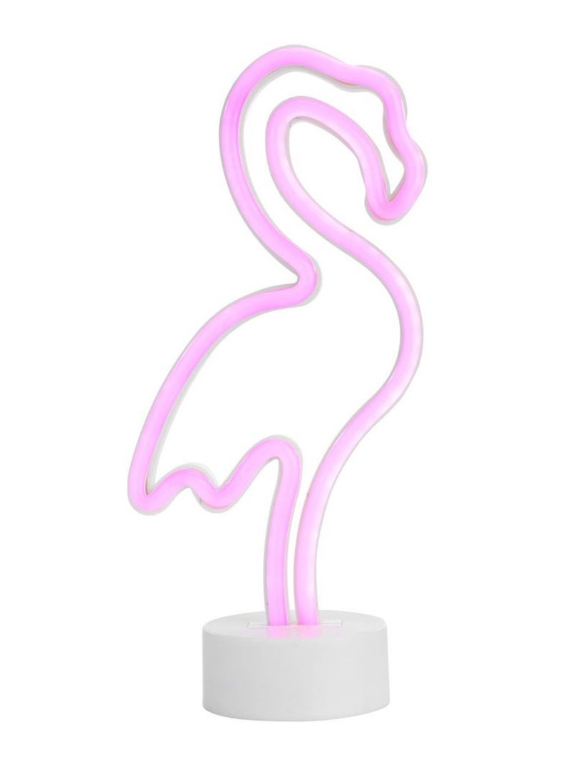 JYSK - Knut Flamingo Decorative Table Light Pink/White - Image 1