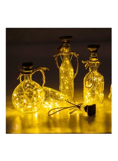 Generic 20 LED Bottle Decor String Lamp Yellow 2meter  - Image 2