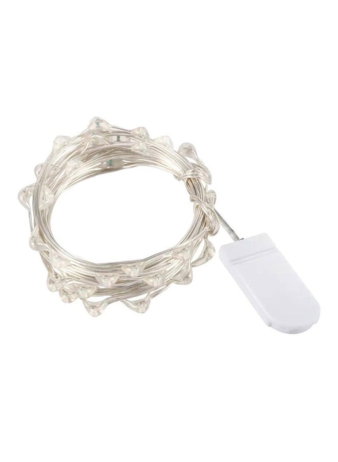 Generic - 10 LED Copper String Decorative Light For Wedding Party Yellow 1meter - Image 1