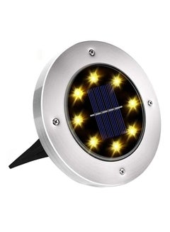 Generic Rechargeable Solar Light Disk Warm White 115 x 115 x 24cm  - Image 1