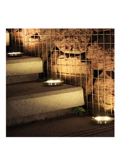 Generic Rechargeable Solar Light Disk Warm White 115 x 115 x 24cm  - Image 2