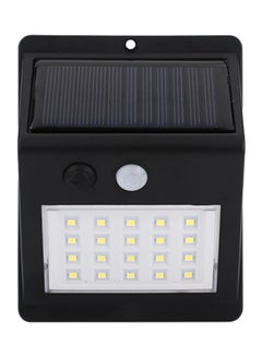 Generic 26 LED Solar Power Outdoor Wall Light Lamp Black 13 x 10 x 5centimeter  - Image 1