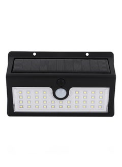 Generic 44 LED Solar Power Outdoor Wall Light Lamp Black 18 x 12 x 6centimeter  - Image 1