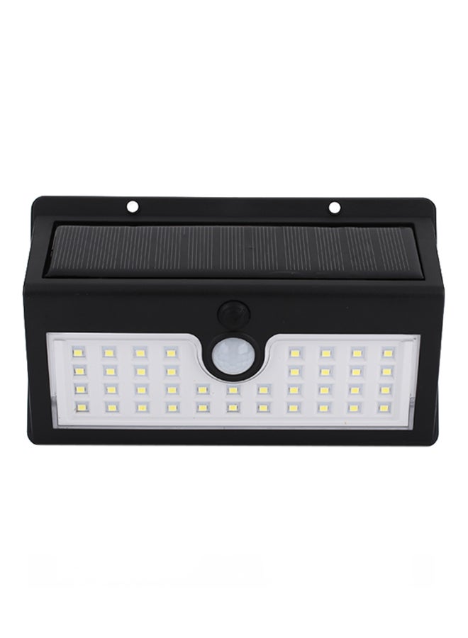 كشاف حوائط بـ 44 لمبة LED يعمل بالطاقة الشمسية للأماكن الخارجية أسود 18 x 12 x 6Ø³Ù†ØªÙŠÙ…ØªØ±  - Image 1