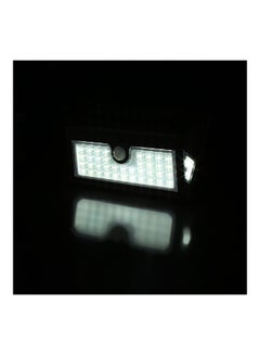 Generic 44 LED Solar Power Outdoor Wall Light Lamp Black 18 x 12 x 6centimeter  - Image 2