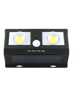 60 COB LED Motion Sensor Outdoor Wall Light Lamp Black 20 x 12 x 5cm