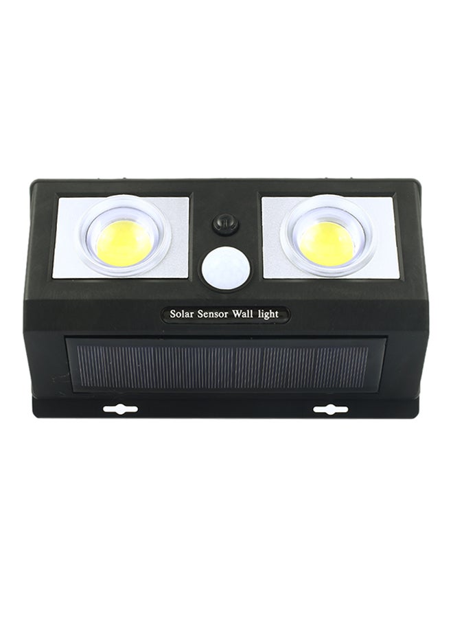 Generic - 60 COB LED Motion Sensor Outdoor Wall Light Lamp Black 20 x 12 x 5cm - Image 1