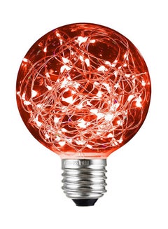 Generic Vintage LED Edison Globe Shape Gypsophila Bulb Red 15 x 10 x 10cm  - Image 1