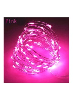 Generic 100 LED Outdoor Xmas Décor Copper Wire Super Bright Lights Pink 10meter  - Image 2