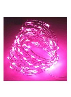 Generic 20 LED Fairy Bright Copper Wire Xmas Decor Lights Pink 2meter 