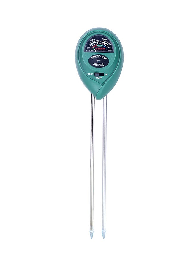 Generic 3 In 1 Analyzer Ph Meter Moisture Flowers Green 28 x 6 x 3cm  - Image 1