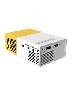 ماركة غير محددة جهاز بروجيكتور LED صغير بمنفذ SVGA بقدرة 400 شمعة V2344EU أبيض/ أصفر/ أسود  - Image 4