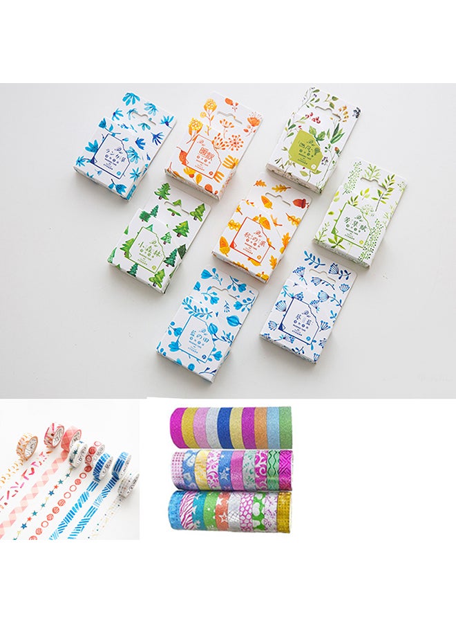 Generic 25-Piece DIY Self Adhesive Masking Tape Set Multicolour  - Image 3