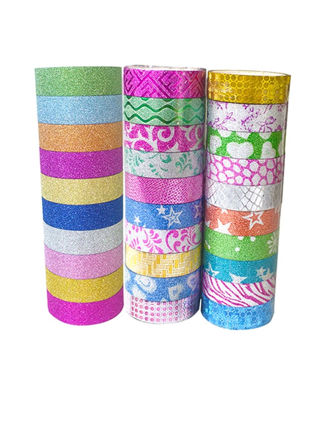 Generic 25-Piece DIY Self Adhesive Masking Tape Set Multicolour  - Image 4