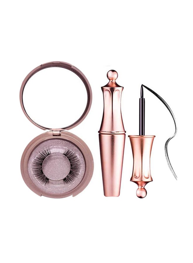 ماجنيتك طقم مكون من رموش مستعارة وقلم تحديد عيون سائل أسود - Image 1