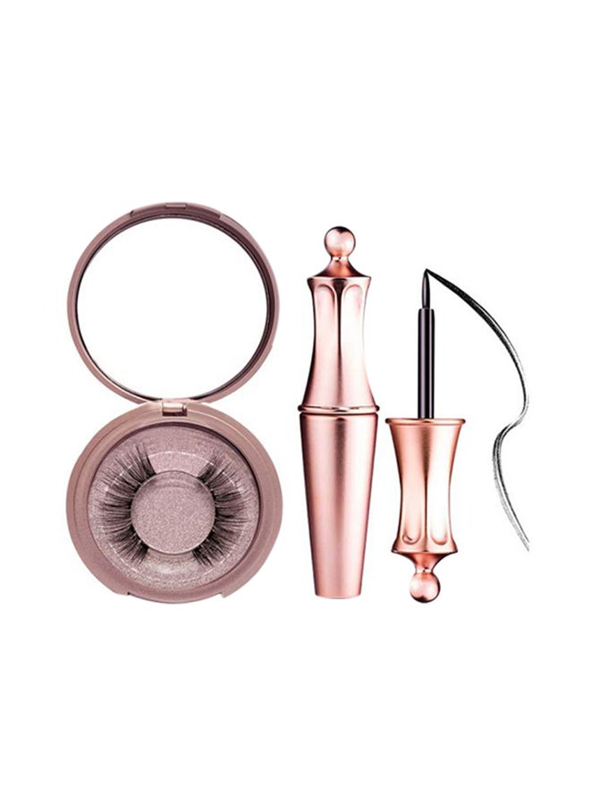 Magnetic - False Eyelashes And Liquid Eyeliner Set Black - Image 1