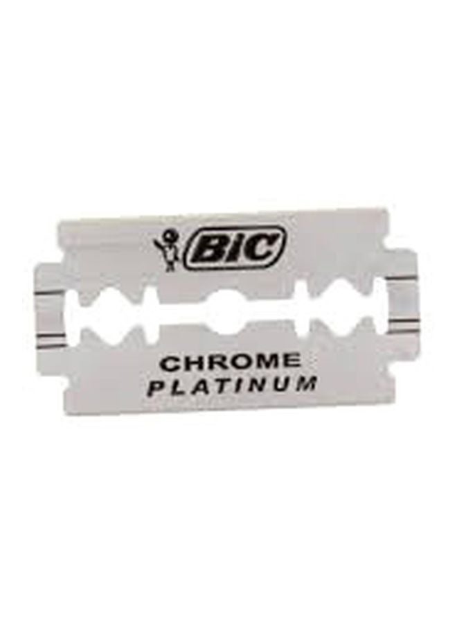 بيك مجموعة شفرات حلاقة بحافة مزدوجة من 10 قطع فضي - Image 1