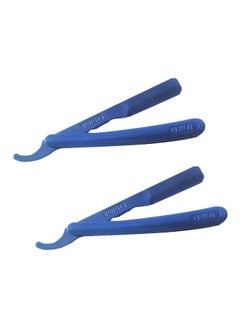 LORD RAZORS 12-Piece Straight Single Edge Razor Blue  - Image 1