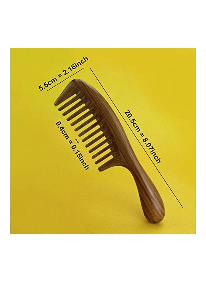 2-Piece Wooden Hair Comb Multicolour - v1568272247/N29303082A_3