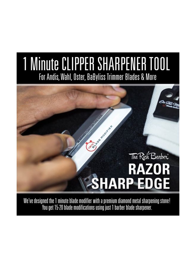 The Rich Barber Blade Sharpener Modifier Tool White  - Image 3
