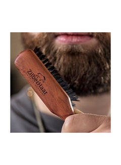 Soft Bristles Beard Brush Brown/Black - v1568272325/N29303255A_3