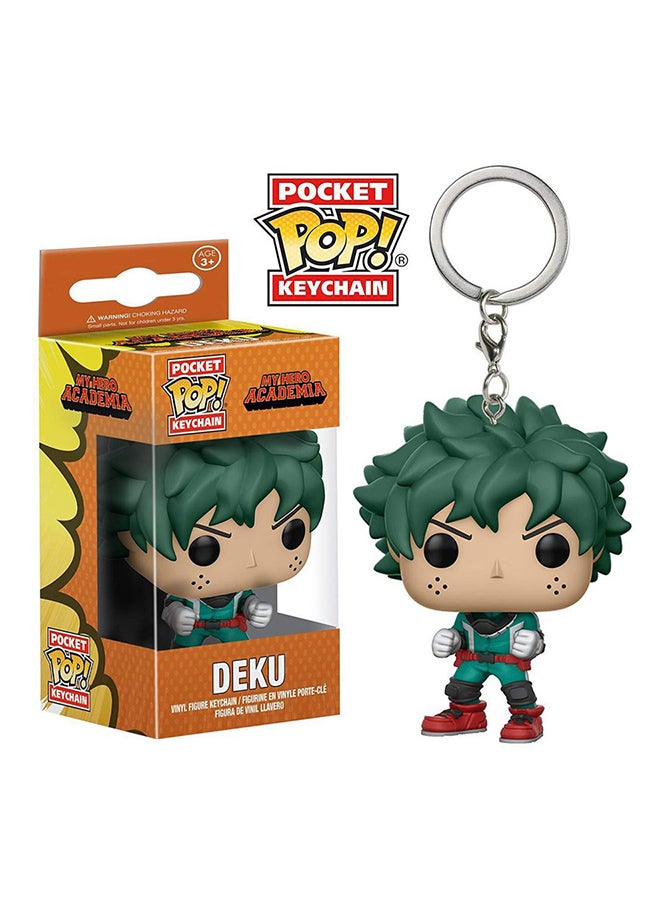سلسلة مفاتيح بتصميم مجسم فانكو بوب لشخصية الأكشن ديكو من مسلسل الرسوم المتحركة "My Hero Academia" أخضر 