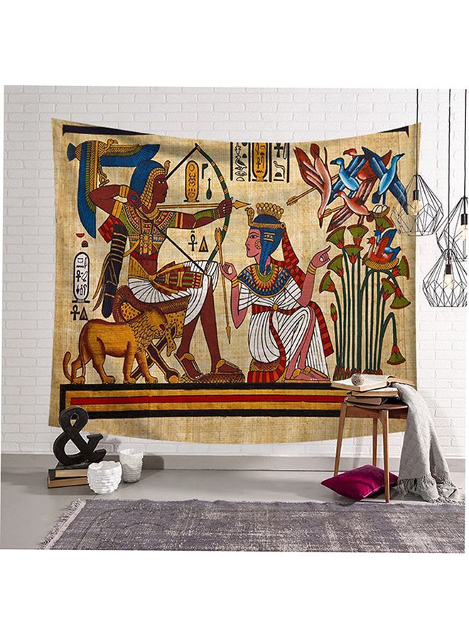 Ancient Egyptian Style Printing Wall Hanging Tapestry Multicolour 150X130centimeter