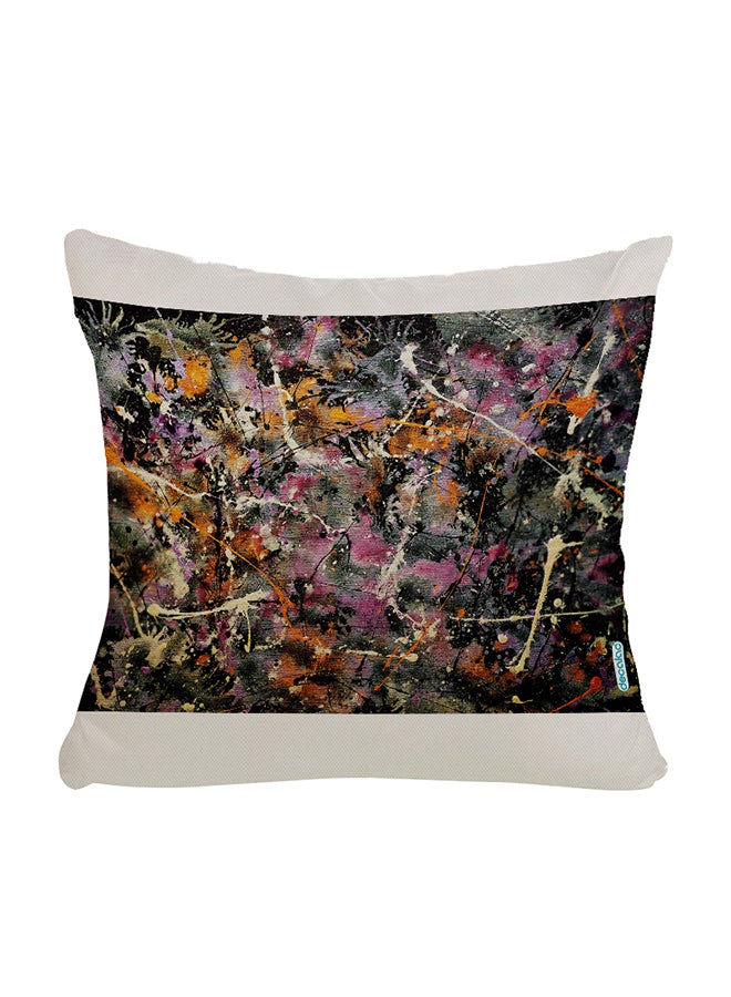 ديكالاك وسادة زينة بتصميم تجريدي فني متعدد الألوان 45 x 45سم