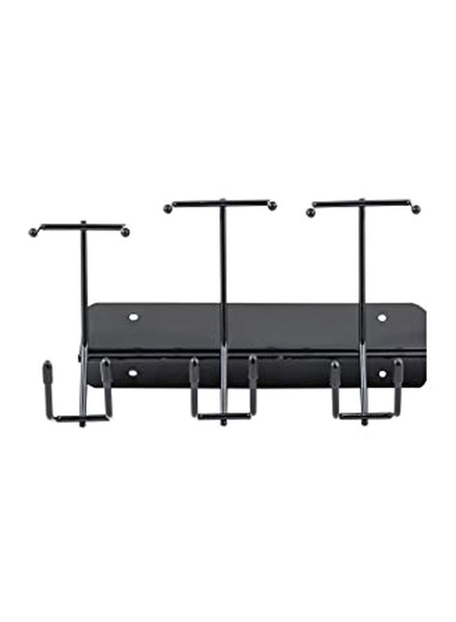Triple Slot Clipper Holder Black