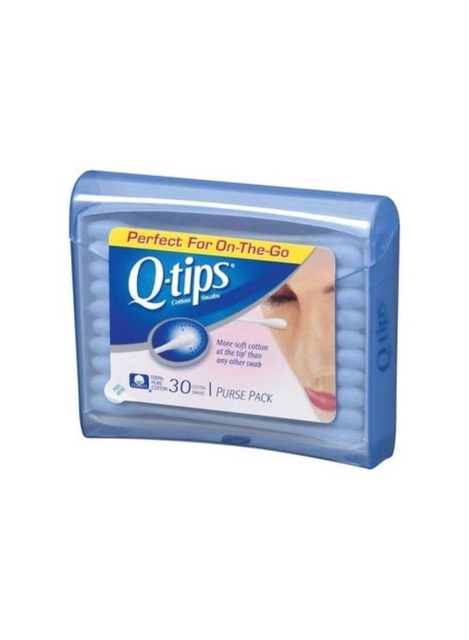 كيو-تيبس مجموعة أعواد قطنية مكونة من 30 قطعة أبيض - Image 3