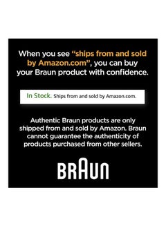 BRAUN Replacement Head For Series 3 32B Foil Cutter Silver/Black  - Image 3