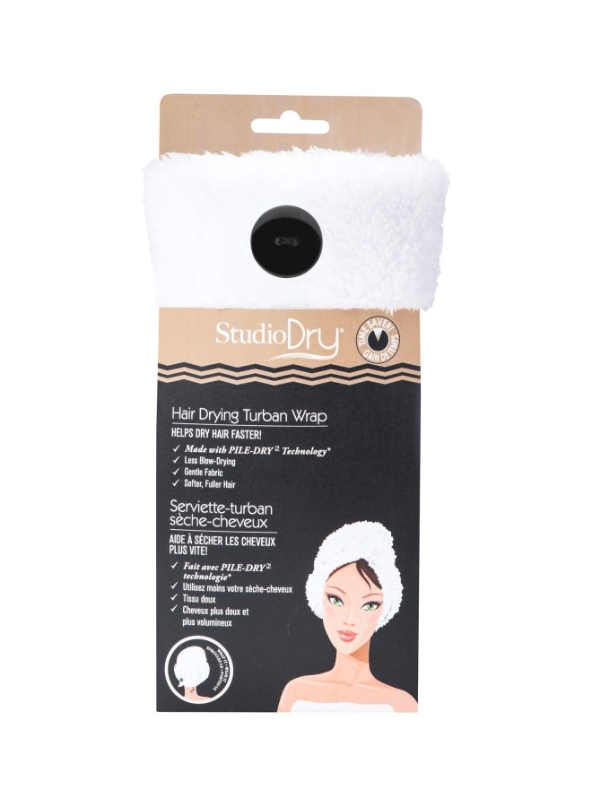Upper Canada Hair Towel Wrap White - Image 2