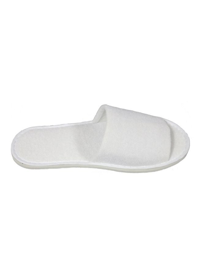 Luxehome Pair Of 20 SPA Slip-On Slippers White - Image 3