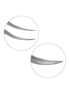 FEITA Stainless Steel Curved Tweezer Silver  - Image 2