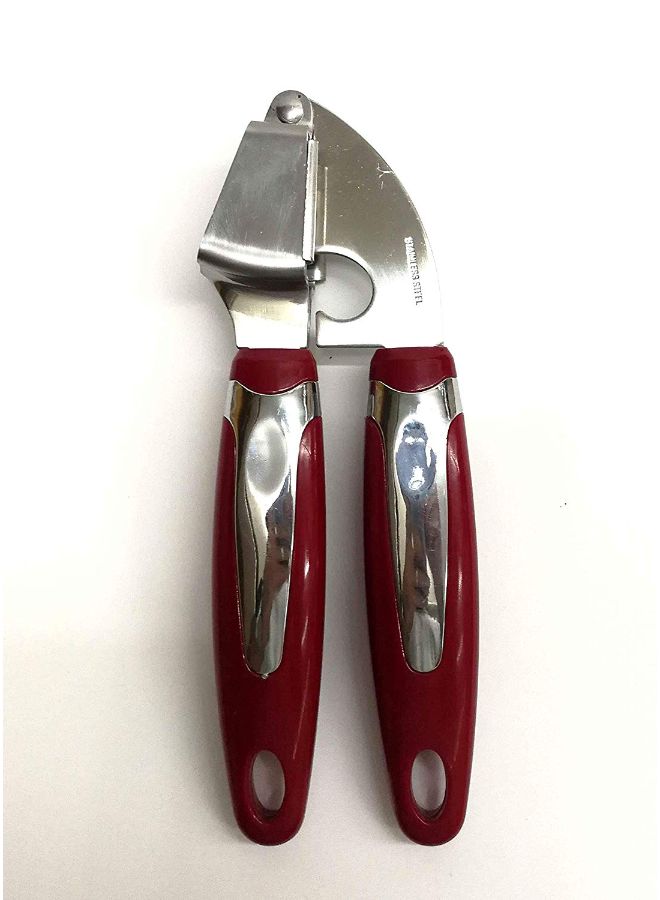 BITA Stainless Steel Garlic Press Masher Red/Silver 19centimeter - Image 2