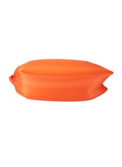 Inflatable Lounger Waterproof Air Mattresses Sofa Orange 39 x 6.8 x 17cm