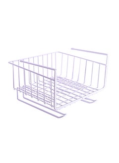 Generic Under Shelf Hanging Storage Basket White 28.5 x 19.5 x 26cm  - Image 1