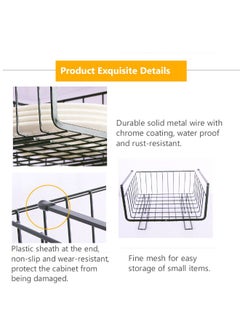 Generic Under Shelf Hanging Storage Basket White 28.5 x 19.5 x 26cm  - Image 4