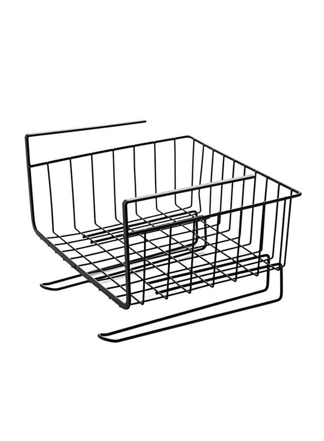 Generic Under Shelf Hanging Storage Basket Black 28.5 x 19.5 x 26cm  - Image 1