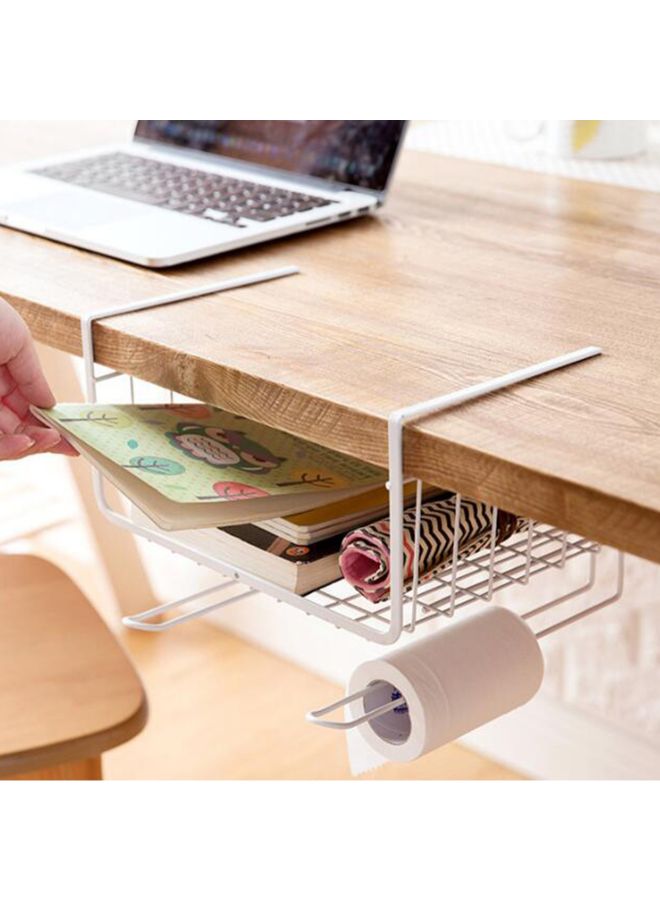 Generic Under Shelf Hanging Storage Basket Black 28.5 x 19.5 x 26cm  - Image 4