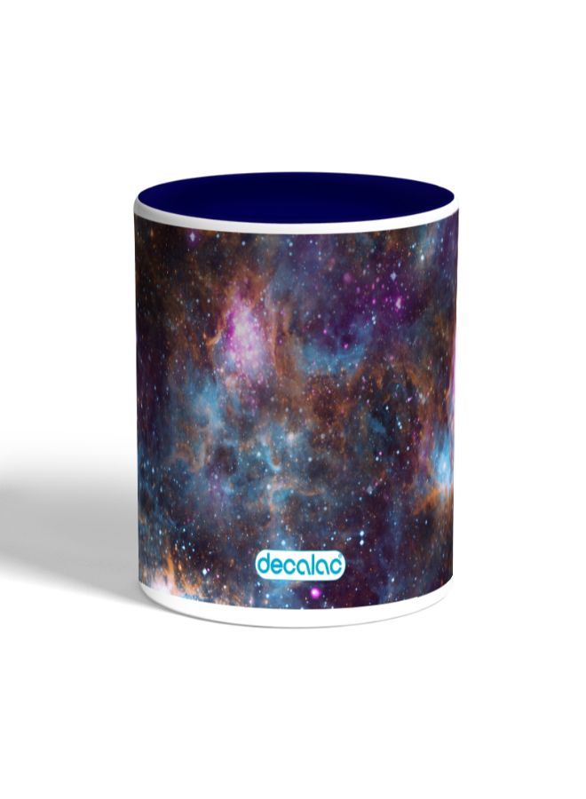 ديكالاك مج قهوة مزين بطبعة فضاء متعدد الألوان - Image 2