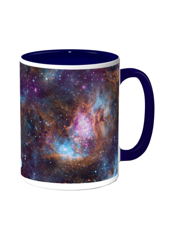 ديكالاك مج قهوة مزين بطبعة فضاء متعدد الألوان - Image 1