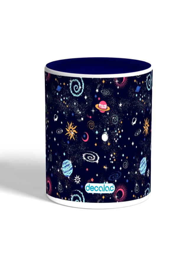 Decalac Space And Galaxy Printed Coffee Mug Multicolour - Image 2