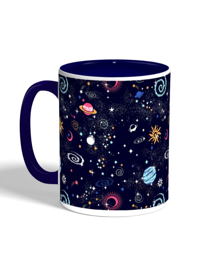 Decalac Space And Galaxy Printed Coffee Mug Multicolour - Image 3